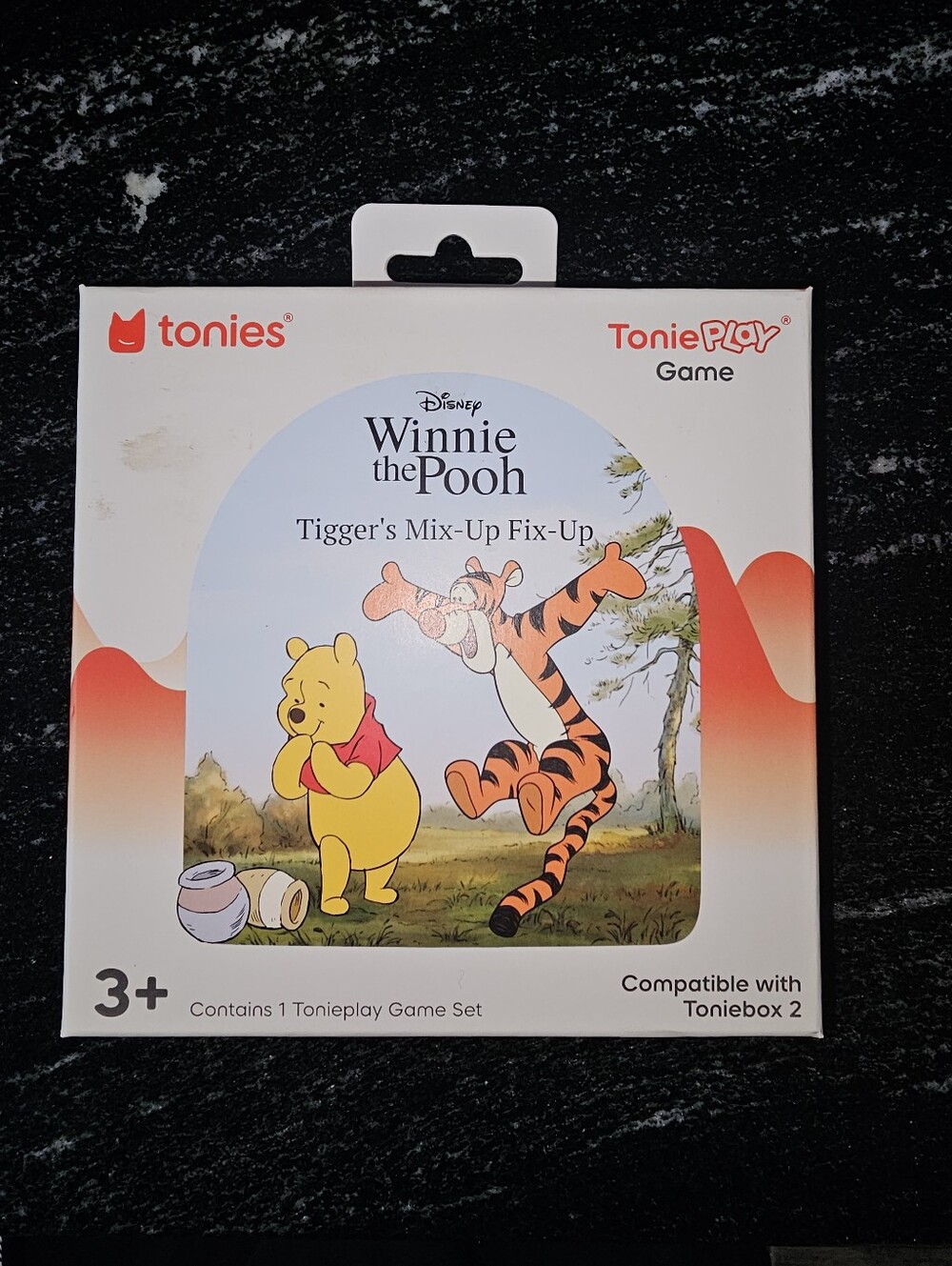 Disney Winnie the Pooh Toniebox Story Disc - Red & White